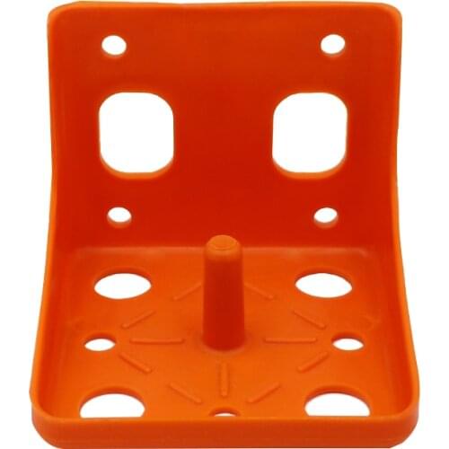 5PCS Cattle Sheep Licking Brick Box Plastic Red with Holes Feed Salt Brick Thick Type Licking Block Box Farm Animals Feeder Tool