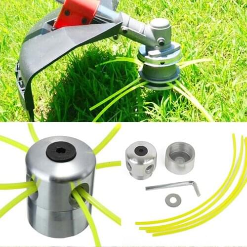 Aluminum Grass Trimmer Head With 4 Lines Brush Cutter Head Lawn Mower