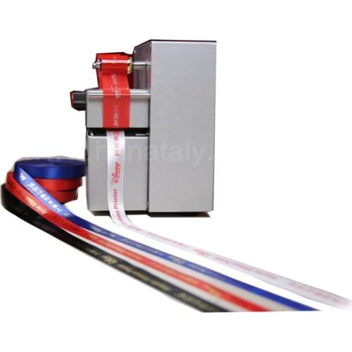 Digital ribbon printer 320/hot foil fabric ribbon printing machine/gold foil ribbon printer