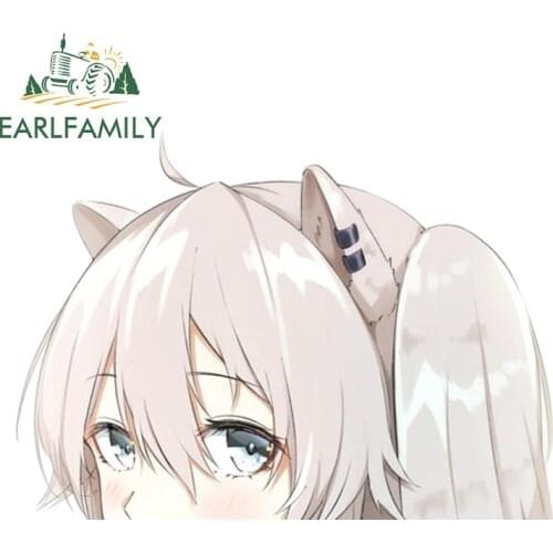 EARLFAMILY 13cm x 9.4cm for Shishiro Botan Car Stickers Fashionable Creative Decals Waterproof Laptop Windshield Decor Car Label