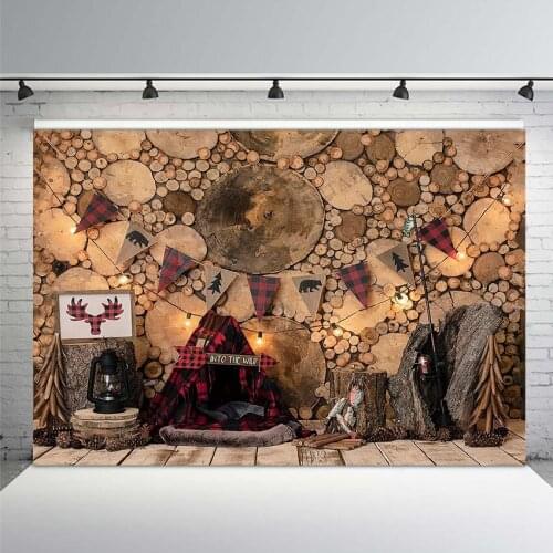 Photography Background Adventure Theme Flash Tent Animal Lumberjack Child Portrait Photophone Backdrop Decor Photo Shoot Studio
