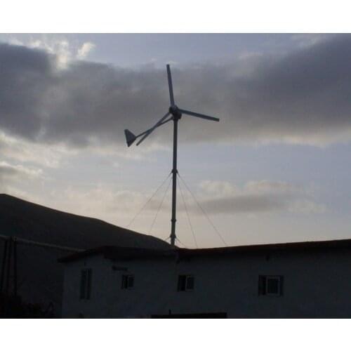 5kW 220v low rpm hotrizontal wind generator high efficient home use and project