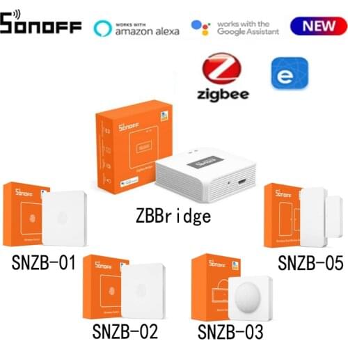 SONOFF SNZB-02 ZigBee Humidity Sensor And Temperature Real Time Notification E-WeLink App Smart Home Work With SONOFF ZBBridge