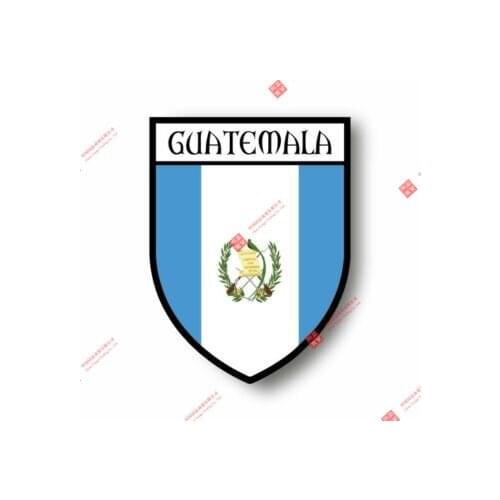 Interesting Stickers Decal Souvenir Vinyl Car Shield City Flag World Crest Guatemala Car Decal Decoration Laptop