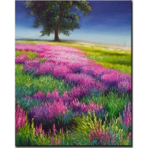 Mintura Art Hand Painted Landscape Oil Painting On Canvas Pop Art Modern Wall Pictures For Living Room Home Decoration No Frame