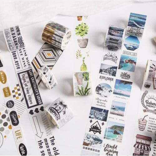 Creative Washi Tape For Diary DIY Decoration Adhesive Masking Tape Scrapbooking Stickers Stationary Supplies 024077