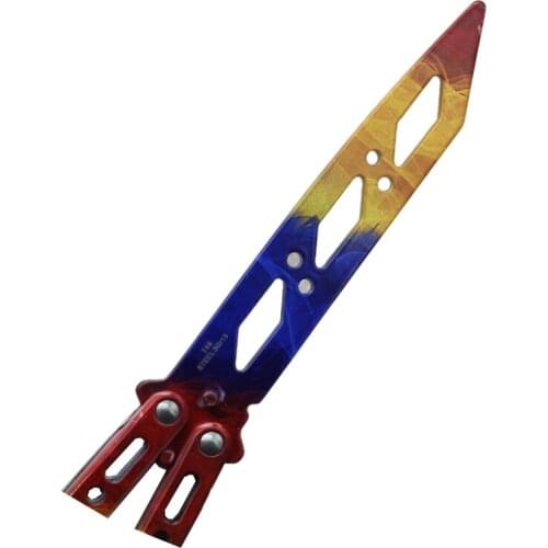 Cool No Blade Butterfly Knife Toys For Adult Children Gift CSGO Cosplay Game