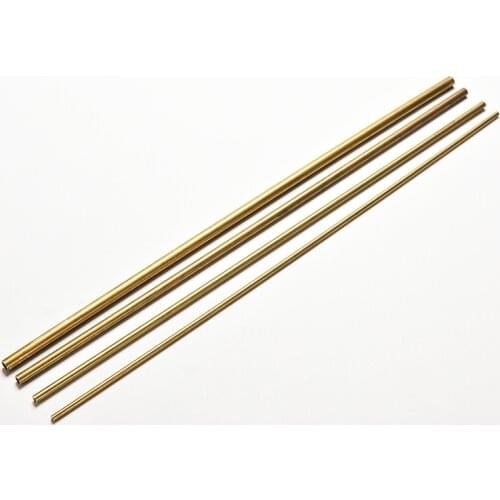 Diameter 2/3/4/5mm Brass Tubes Brass Pipe Brass Tube Length 30cm Long 0.45mm Wall Cutting Tool Parts