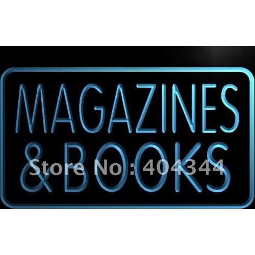 LB832- Magazines & Books Display LED Neon Light Sign home decor crafts