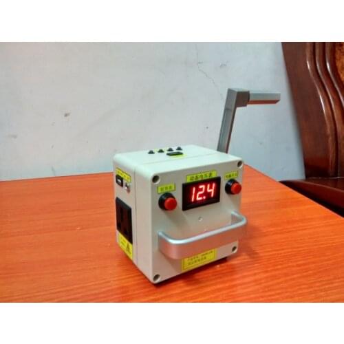 Small hand crank generator mobile phone charger portable power emergency charger