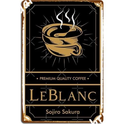 Persona 5 Leblanc Metal Sign Wall Cave Funny Club Bar Painting Décor Tin Sign Poster