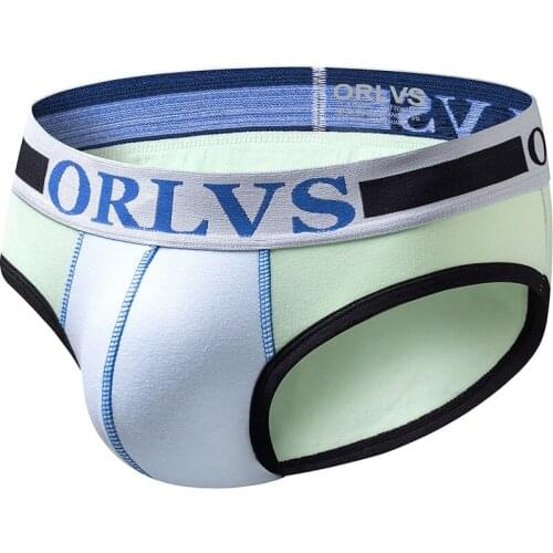 OR/H69 Men Underwear Jockstraps Men Cotton Underwear Sexy Gay Penis pouch bikini buttocks Hollow thong men underwear