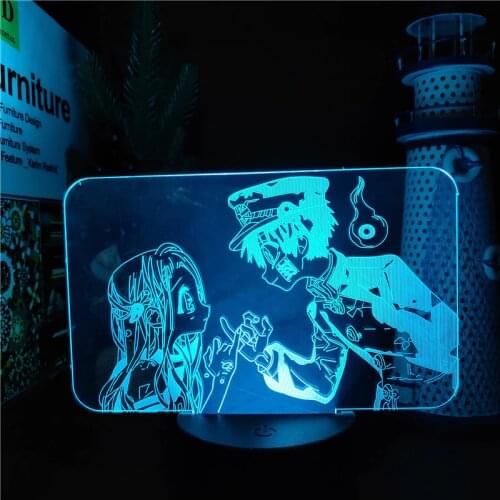 Toilet-Bound Hanako kun Yahiro Nene Pinky Promise 3D ANIME LAMP Led Color Changing Nightlights Lampara For Xmas Gift