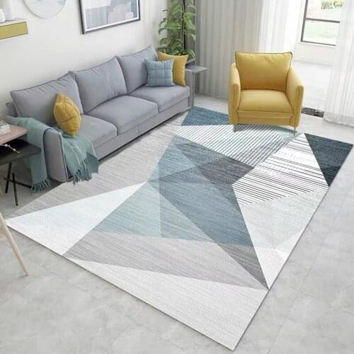 New Arrival Geometric Floor Carpet For Living Room Bedroom Coffee Table Rug Home Kids Salon Sofa Table Decor Mat
