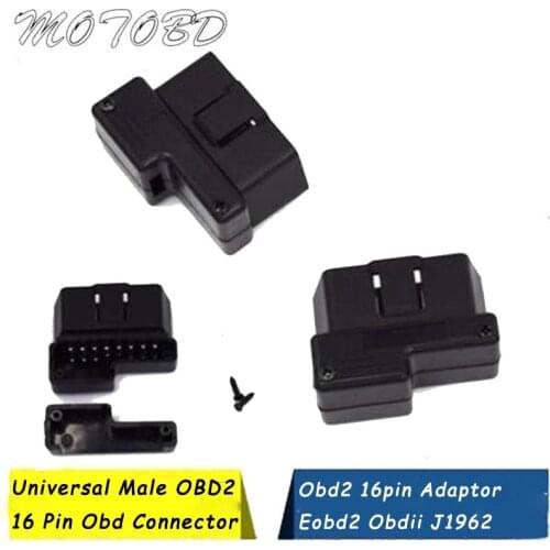 New Car Diagnostic Tool OBD Male Plug 16Pin OBD2 Connector OBD 2 16 Pin EOBD II Adaptor OBDII J1962 Connector