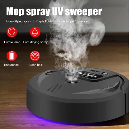 Automatic Sweeping Robot UV Lamp Household USB Charging and Cleaning Machine Smart Vacuum Cleaner