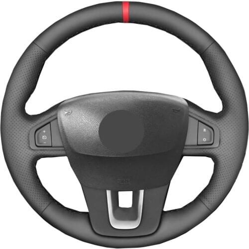 Hand Sewing Car Steering Wheel Cover Wrap For Renault Laguna 3 Latitude Renault Samsung SM5 SM7 Braid on the Steering wheel