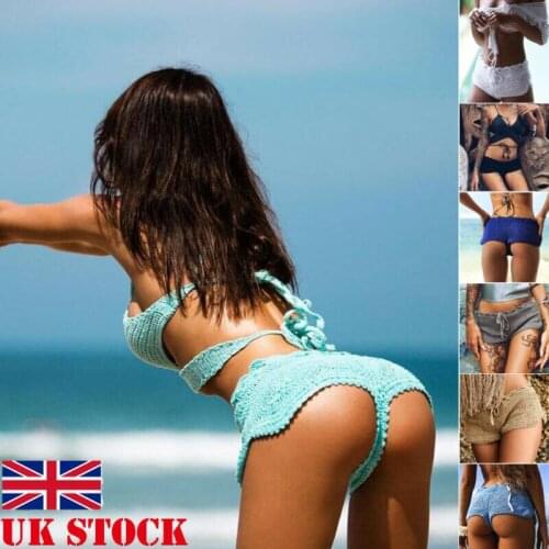 Sexy Bikini Bottom Women Brazilian Summer Thong Shorts Swimwear Swimsuit