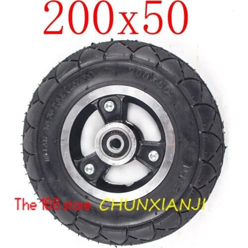 High Quality Mobility Scooter Wheelchair Tire 200 X 50 (8x2) Solid/foam Filled 200x50 for Razor E100 E125 E200 Scooter Vapo