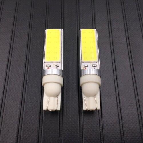 T10 W5W LED Light Bulbs White 194 192 168 COB 7.5w Auto Wedge Lamp Car Reverse Parking Lights 12V 5CM Length