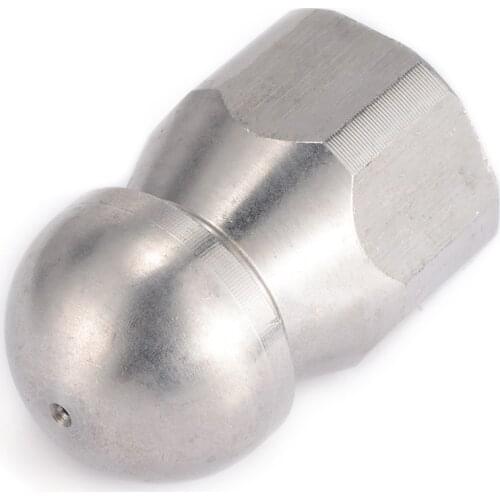 High Quality 3/8"F 5 Jet Sewer Cleaning Nozzle Stainless Steel Rotary Drain Washing Nozzle Tube Clean Nozzle Mayitr