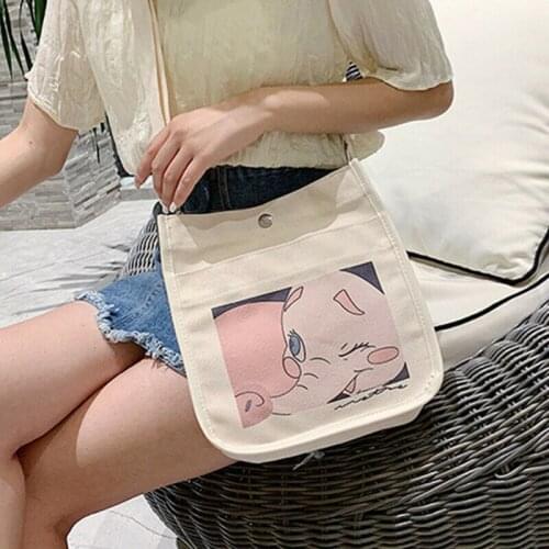 Women Canvas Shopping Bag Shoulder Bags Zipper Cross body Tote Handbag Handle Bag /BY