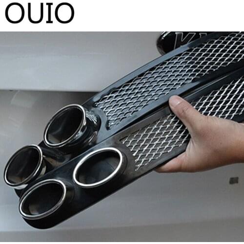 1Pair Universal Vent Grid Exhaust Muffler Pipe For Kia Ceed Hyundai Solaris Volvo Audi A3 Seat Leon Honda Civic Auto Accessories