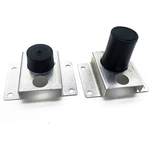 2 Pair Crane Game Machine Gantry Track Rai Fixing Bracket Metal Fittings With Cushioning Pads Arcade Gaminator Accessories