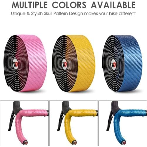 2Pcs Cycling Cork Handlebar TapesRoad Bike Bicycle Handlebar Cork EVA PU Bar Tape Professional Cycling Handlebar Tape