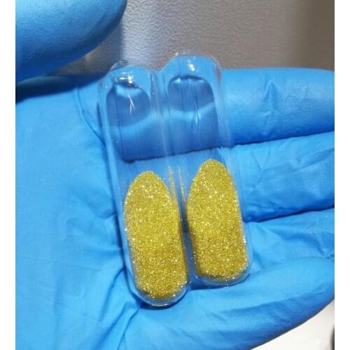 Diamond glass sealed synthetic diamond powder carbon element non-metal element