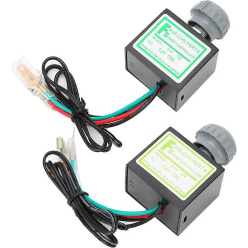 12V/24V 10A Car A/C Air Conditioner Electronic Thermostat Temperature Switch Control ABS Auto Accessory Universal New