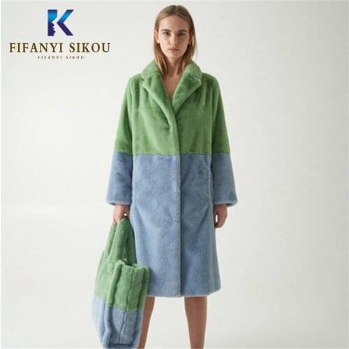 Длинные шубы FIFANYI SIKOU China At AliExpress