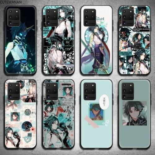 Genshin Impact Xiao Phone Case For Samsung Galaxy S21 Plus Ultra S20 FE M11 S8 S9 plus S10 5G lite 2020