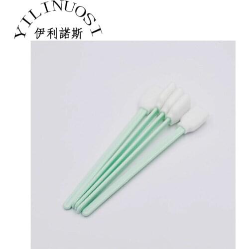 HOT!! 100pcs 130mm Length Green Heads Cleaning Stick for Printhead Printer Spare Parts