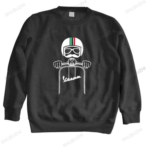 Cotton sweatshirt male hoodies MAGLIETTA sweatshirts VESPA PIAGGIO VINTAGE RETRO HIPSTER UOMO DONNA new arrived men brand hoodie