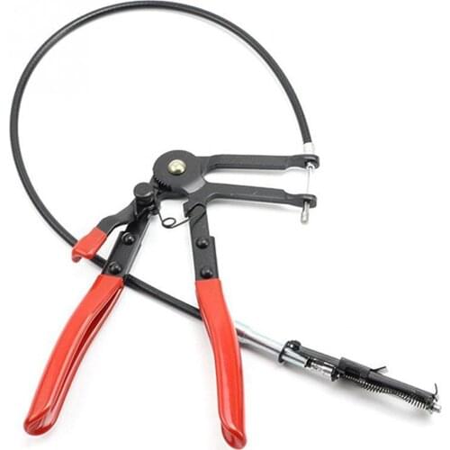 Hot Car Repairs Bent Nose Hose Clamp Pliers Hand Tools Cable Type Flexible Wire Long Reach Hose Clip Pliers Hand Tools Set