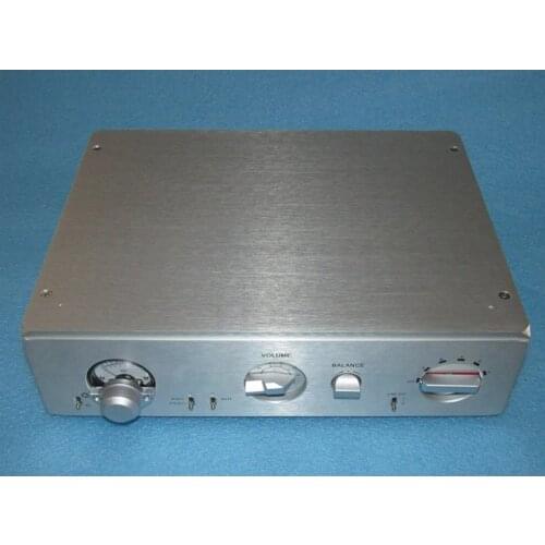 Beautiful 6DJ8 tube amplifier MM phono attenuation amplifier, all aluminum chassis, gain 38DB, about 80 times