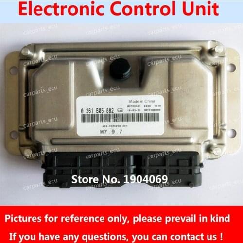 Engine Computer Board 0261B05882 A18-3605010 M7.9.7 ECU 0261B09487 B11-3605010QA/0261B09187 S21-3605010EA For Chery Kairuiyouyi