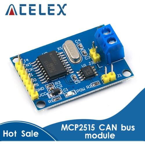 MCP2515 CAN Bus Module TJA1050 receiver SPI For 51 MCU ARM controller