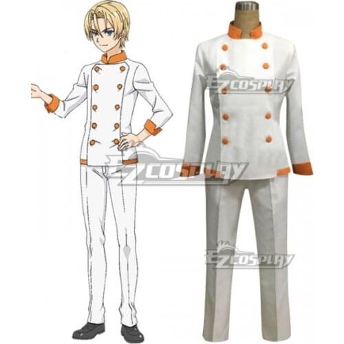 Food Wars Shokugeki No Soma Takumi Aldeni Cosplay Costume E001