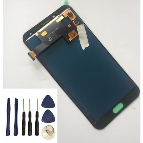 Can Adjustable brightness For Samsung Galaxy J4 J400 SM- J400F J400H J400G / DS Touch Screen + LCD Display Assembly +Free Tools