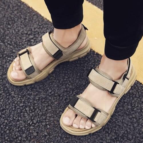 Summer Mens Sandals Men Sandals Gladiator Sandale De Plage Rubber Mens Summer Flat Sandles Slip On Roman