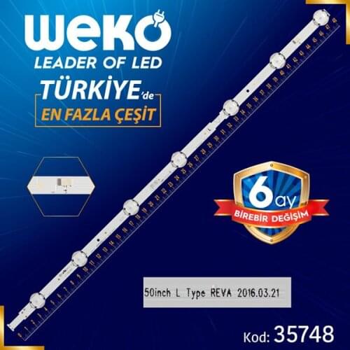 LEFT for LG INNOTEK 50INCH L TYPE REVA - VDVLED0GS057 RE V.A - 48.1 CM 7 LED- (WK-1218)