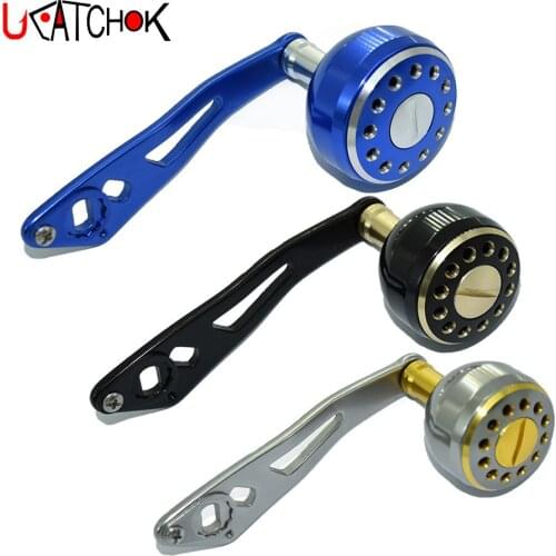 UCOK New Model High Quality aluminum alloy handle grip Fishing Reel Handle for Water-drop Reel Hole size 8x5mm for Daiwa, Ryobi