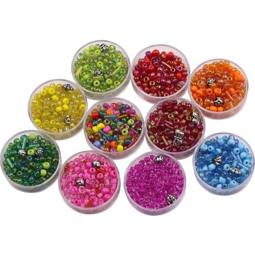 10 Box Colourful Round Pearl Beads Garment Beads For jewelry making Plastic Sewing Pearl Beads