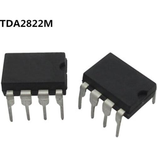 10pcs TDA2822 DIP8 TDA2822M DIP NEW
