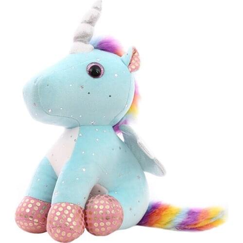 12cm 30cm 60cm Angel Pegasus Plush S and S Stuffed Toy Unicorn Soft Horse Plush Ponies Doll