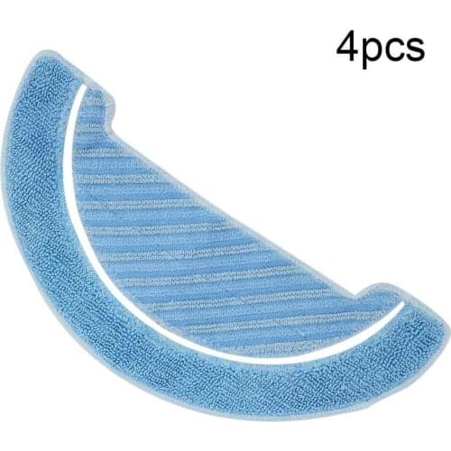 4Pcs Vacuum Cleaner Mop Cloth Cleaning Pad Fit for Conga 1090 Robotic Vacuum Cleaner Cleaner Machine