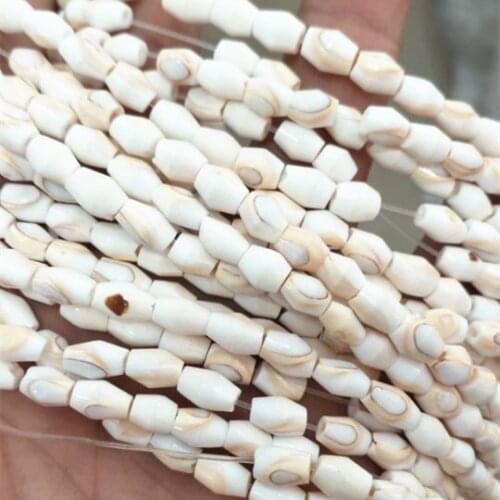 58pcs nature shell beads mother of pearl beads strings 6x8mm women bracelets making diy jewelry findings top selling free ship