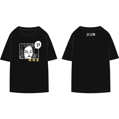 Anime JK JoJos Bizarre Adventure Cosplay Shirt Related T-Shirt Tops Tee Women Men Casual tshirt t shirt Costume Short sleeve